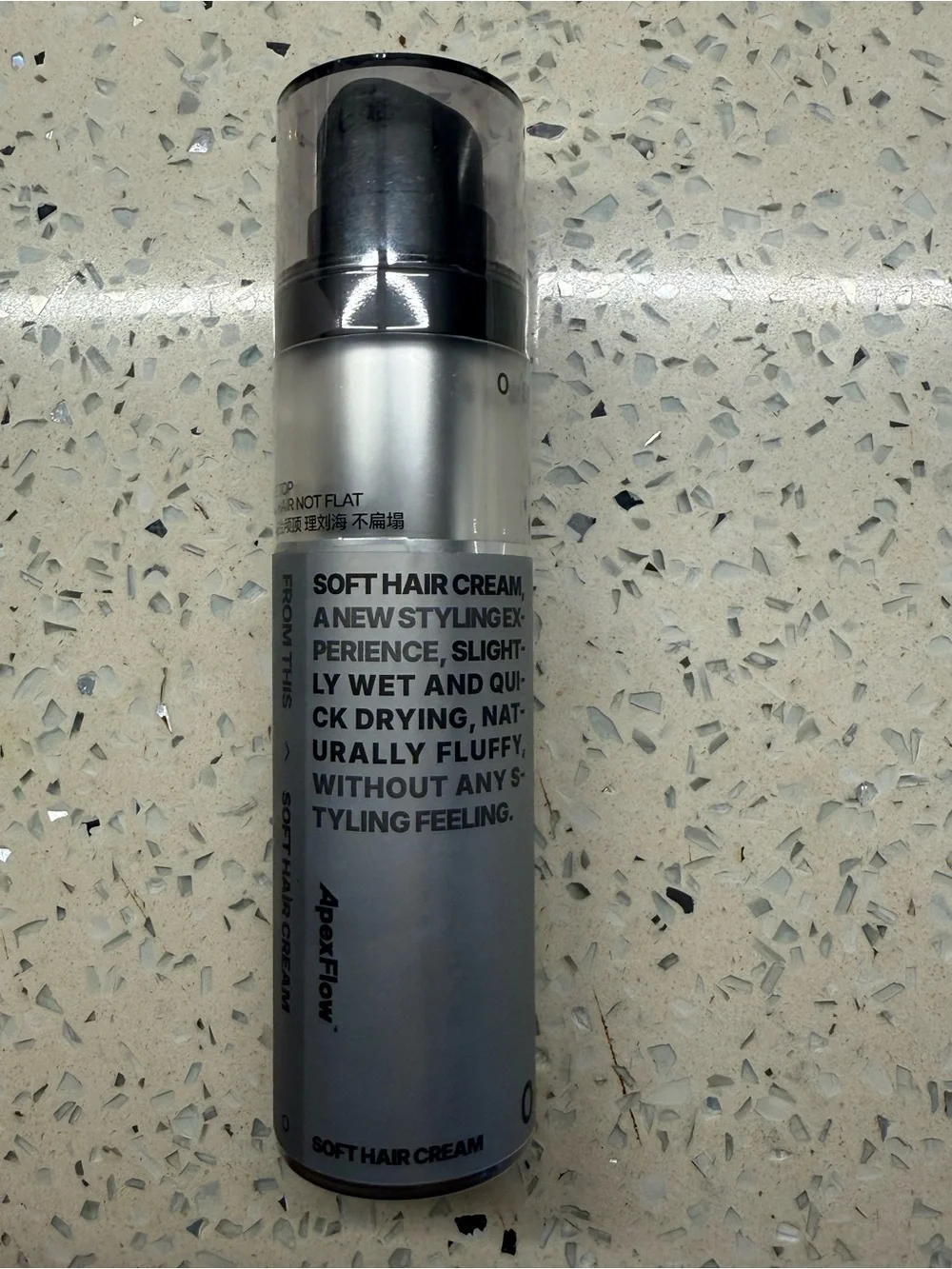 Apex flow Soft Hair Cream Styling Lotion - Silver Bottle